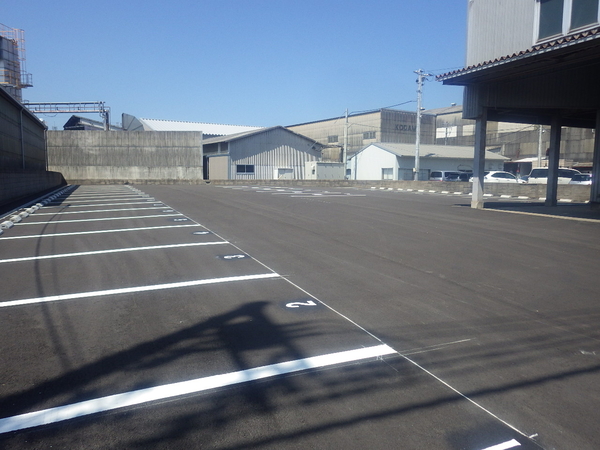 駐車場ライン工事4