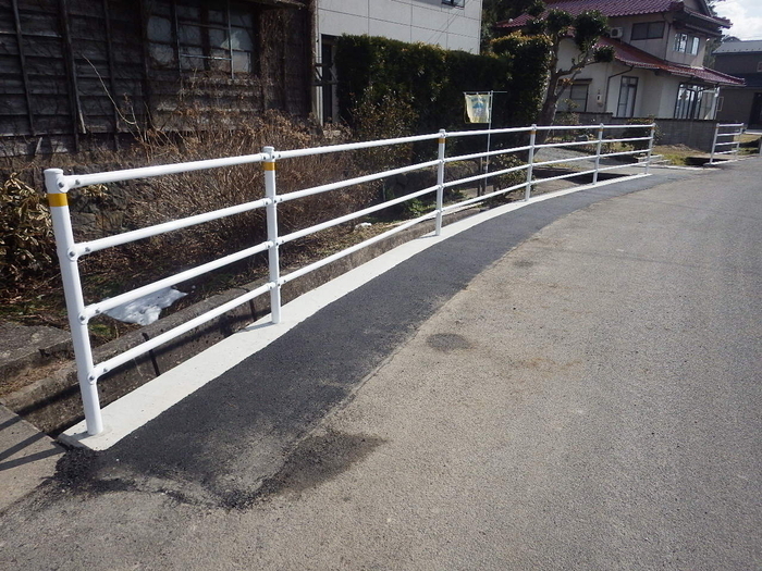 橋北地区防護柵設置その1工事