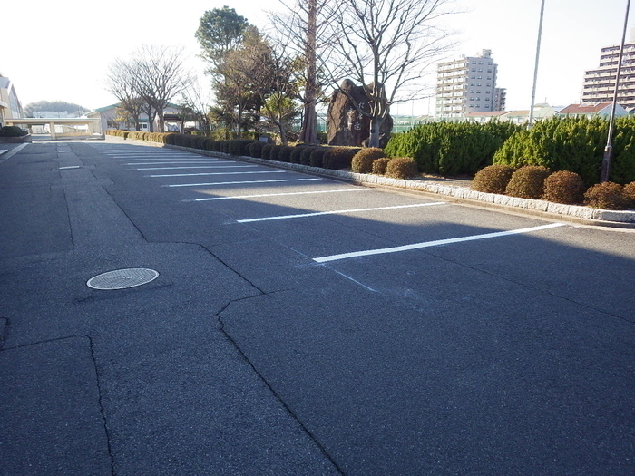 県立松江農林高等学校 駐車場ライン工事