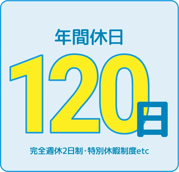 年間休日120日